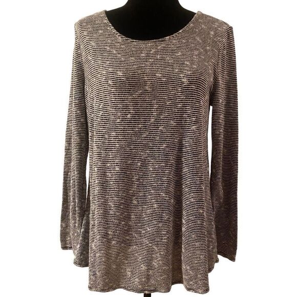 Gap Long Sleeve Black and White Striped Top‎ - Picture 1 of 11